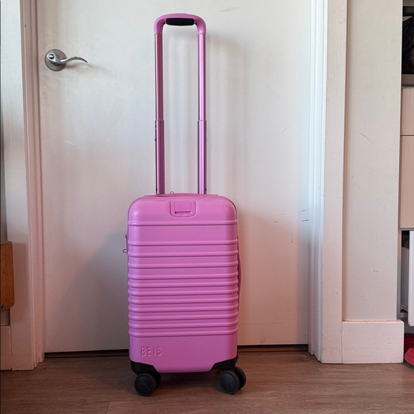 Beis Travel Small Carry-on Roller luggage in Berry - Picture 2 of 16